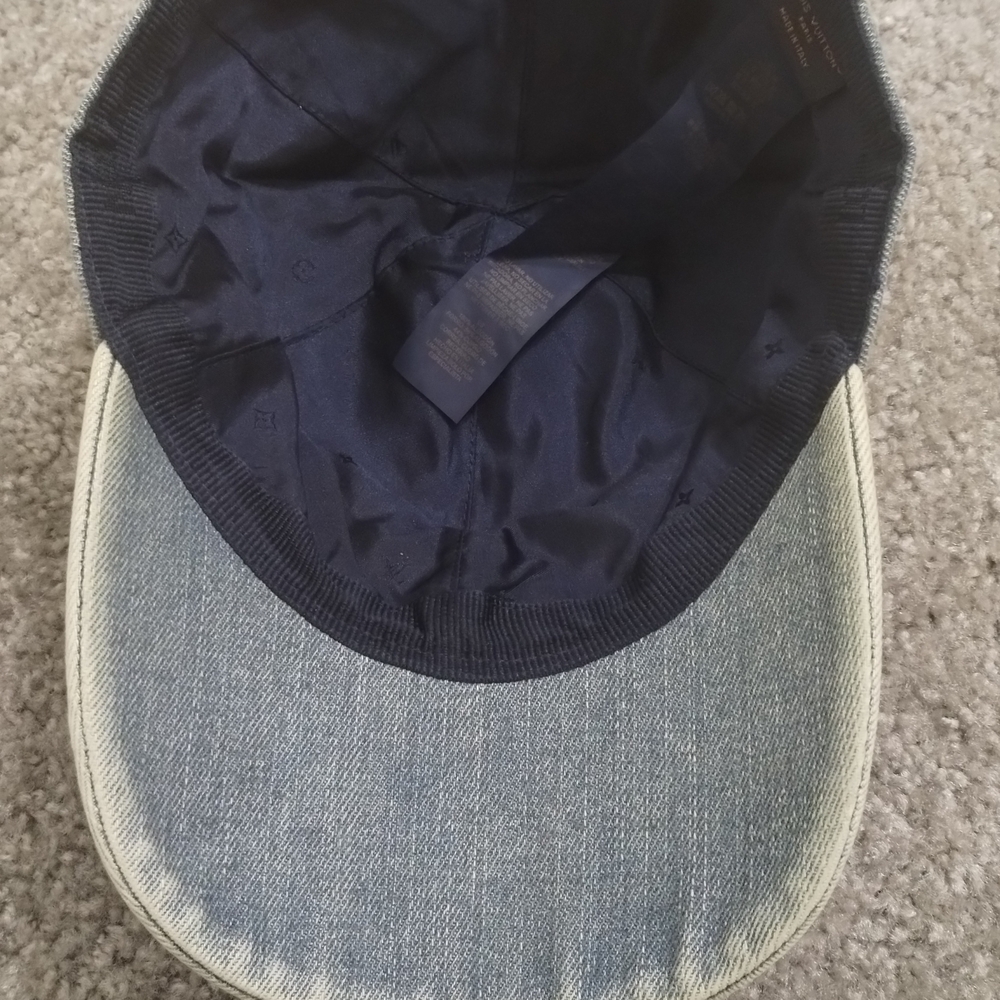 Louis Vuitton Blue Monogram Denim Hat - Picture 3 of 9